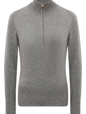 Кашемировый пуловер Agnona серый