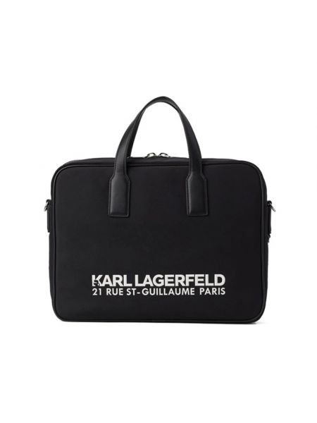 Torba na laptopa Karl Lagerfeld czarna