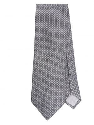 Jedwabny krawat Tom Ford szary