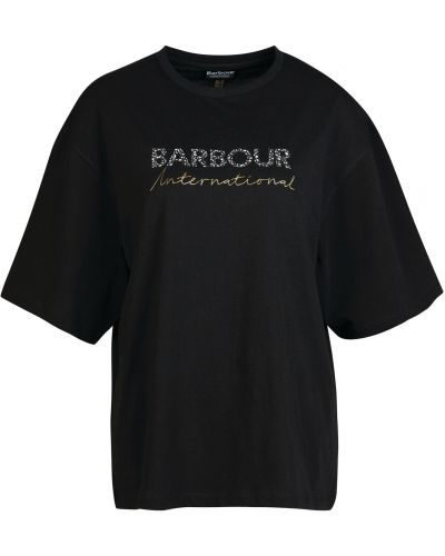 Barbour International Tričko  zlatá / čierna / biela