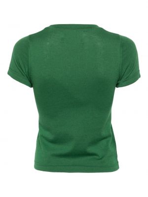 Kašmira t-krekls Extreme Cashmere zaļš