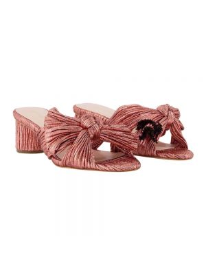 Sandały skórzane Loeffler Randall różowe