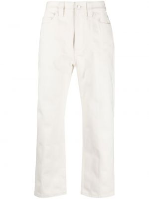 Βαμβακερό παντελόνι Sunnei λευκό