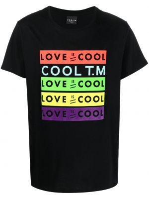 T-shirt avec imprimé slogan à imprimé Cool T.m noir