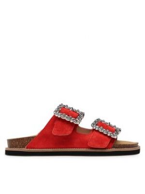 Sandály Pollini červené