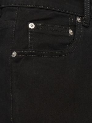 Jeans di cotone Rick Owens Drkshdw nero