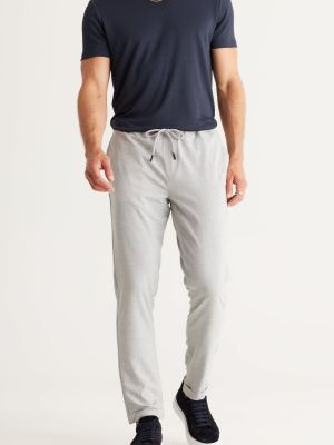 Jogger kelnės slim fit su kišenėmis Ac&co / Altınyıldız Classics pilka