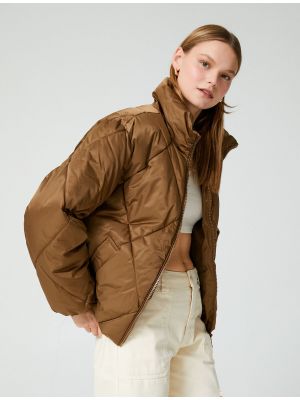 Prošivena jakna sa stojećim ovratnikom s džepovima Koton