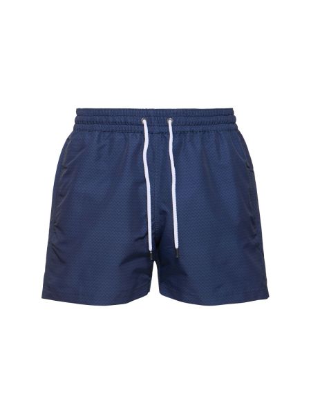 Pantaloncini con stampa sportivi Frescobol Carioca blu