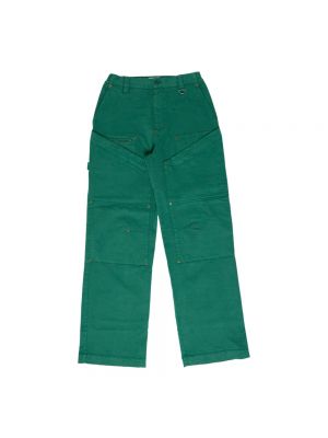 Proste spodnie Marine Serre zielone