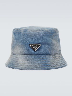 Chapeau Prada bleu