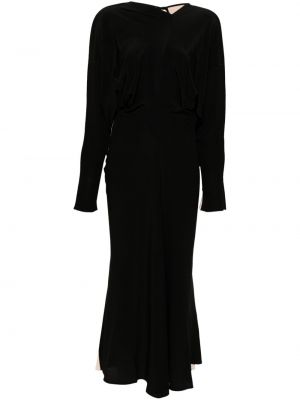 Μάξι φόρεμα από κρεπ Victoria Beckham
