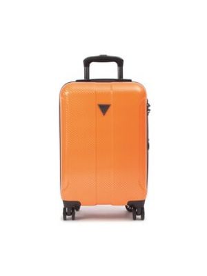 Pomarańczowa walizka Guess