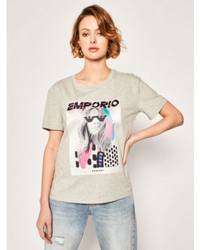 T-shirt Emporio Armani grigio