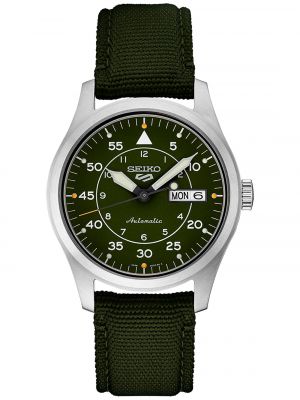 Автоматические часы Seiko зеленые