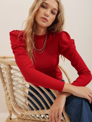 Kardigán Trend Alaçatı Stili piros