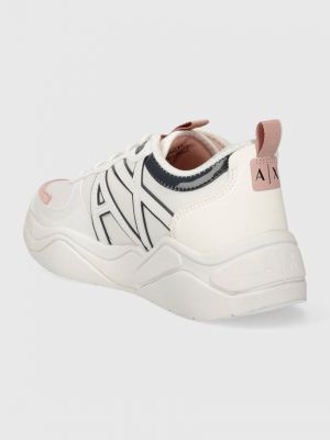 Sneakerși Armani Exchange alb