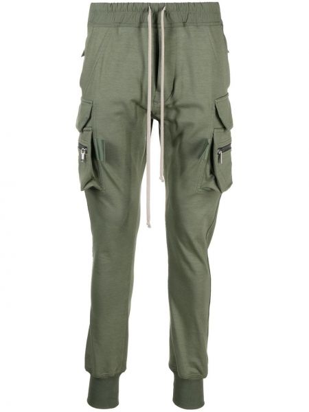 Jersey cargohose Rick Owens grün