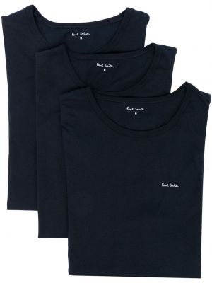 T-shirt con stampa Paul Smith blu