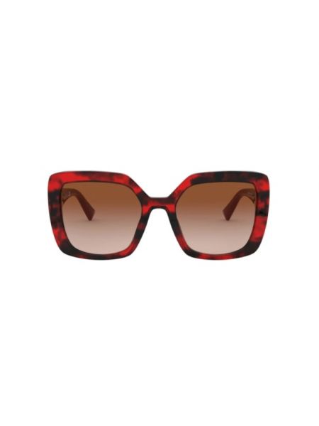 Okulary przeciwsłoneczne Valentino czerwone