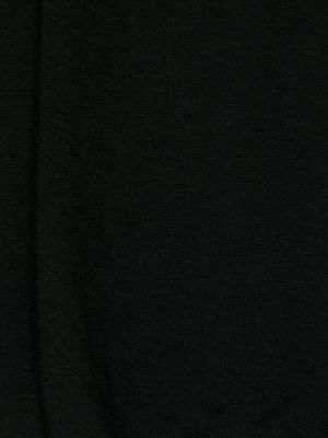 Pletený kašmírový šál Rick Owens černý