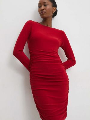Uska mini haljina Answear Lab crvena
