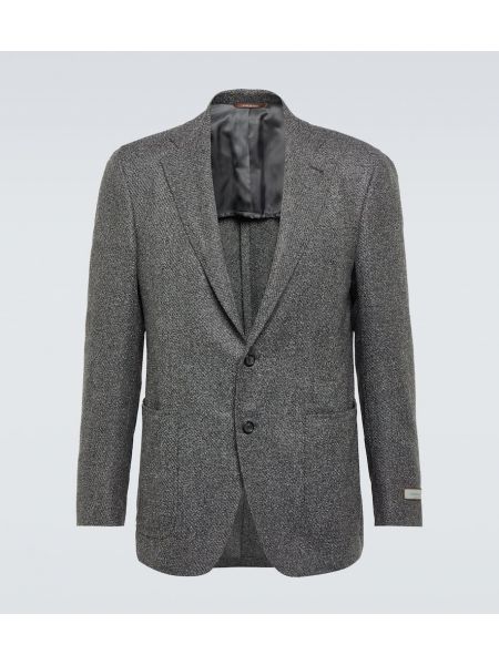 Ull blazer Canali grå