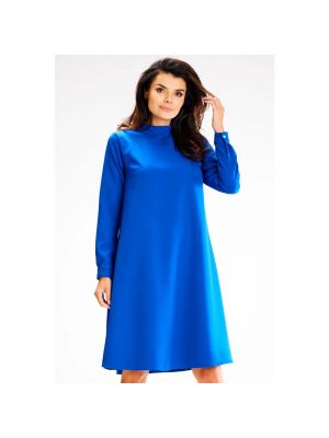 Sukienka mini Awama niebieska