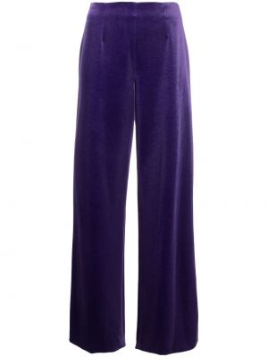 Pantalon taille haute en velours Philosophy Di Lorenzo Serafini violet