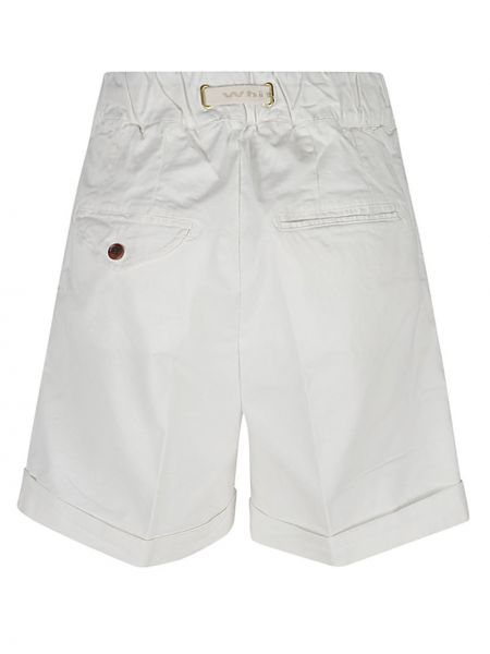 Pantaloni di cotone White Sand bianco
