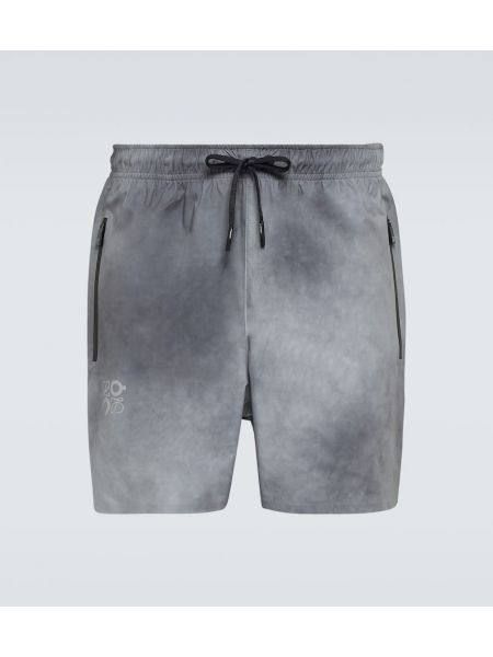 Pantaloncini con stampa Loewe grigio
