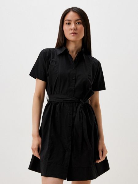 Платье-рубашка Neohit черное