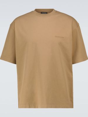 Camiseta manga corta Balenciaga beige