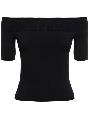 Off-the-skulder top Alexander Mcqueen sort