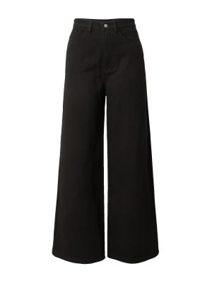 Широки панталони тип „марлен“ Wemoto черно
