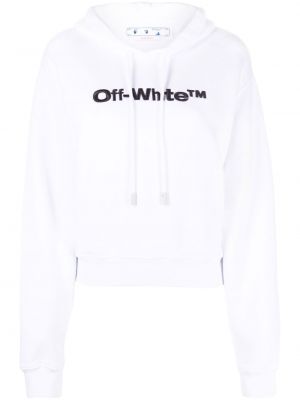 Суичър с качулка с принт Off-white