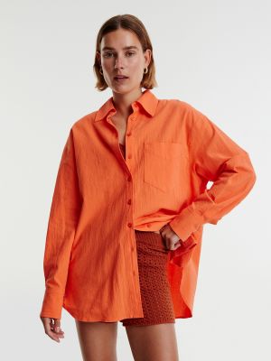 Тениска с дълъг ръкав Edited оранжево