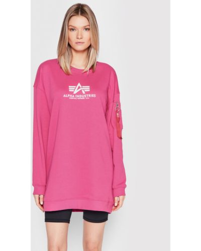 Bluză oversize Alpha Industries roz