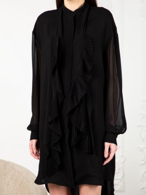 Платье Givenchy Из Шелка черный