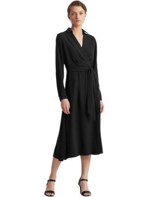 Платье с длинным рукавом Lauren Ralph Lauren черное