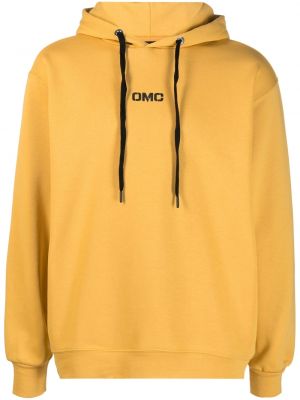 Hoodie con stampa Omc giallo