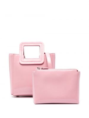 Shopper handtasche Staud pink