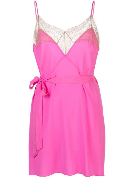 Vestido de noche de encaje Kiki De Montparnasse rosa