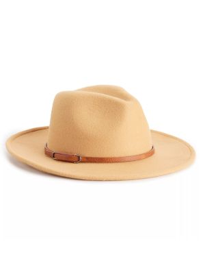 Фетровая кожаная шляпа Nine West коричневая