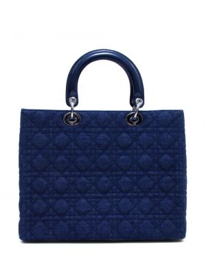 Shopper rankinė Christian Dior mėlyna