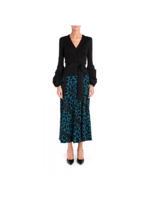 Długa spódnica Diane Von Furstenberg niebieska
