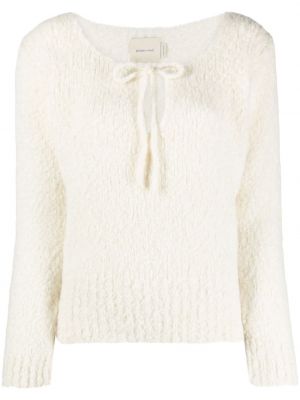Vlnený sveter z alpaky Paloma Wool biela