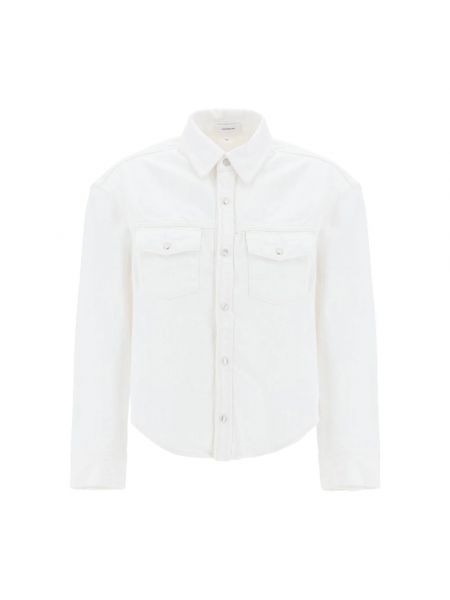 Biała kurtka jeansowa Wardrobe.nyc