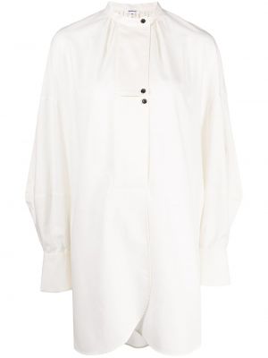 Biała koszula wełniana Enfold, biały