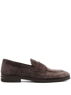 Slip-on ruskind loafers Henderson Baracco brun